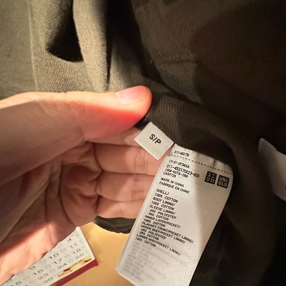 Lemaire X Uniqlo U Line Olive Jacket - Picture 7 of 8